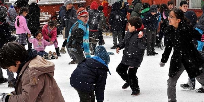 Samsun ve Bingöl'de okullara kar tatili